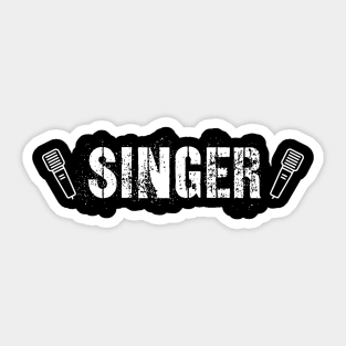 Singer - Cool Musician Sticker